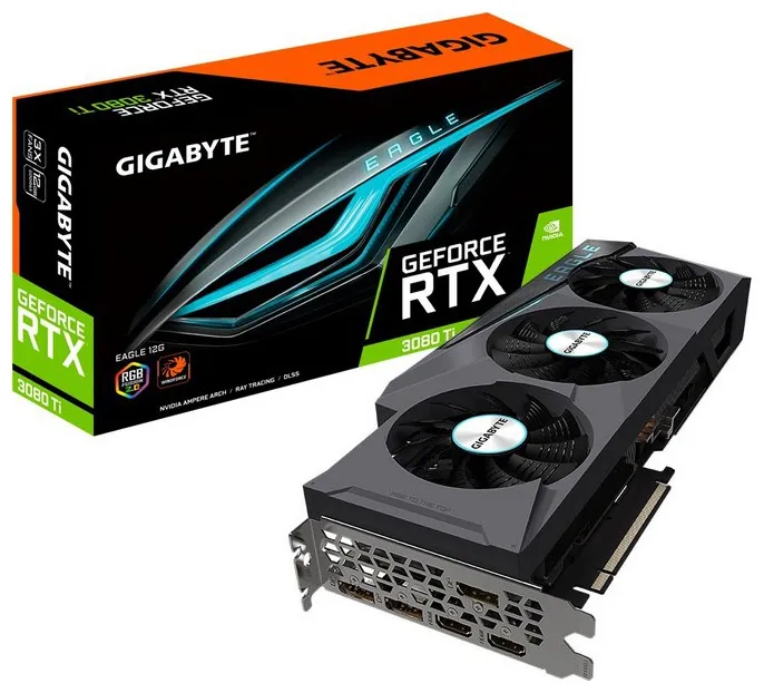 Видеокарта 12Gb Gigabyte RTX 3080 Ti EAGLE OC 12G