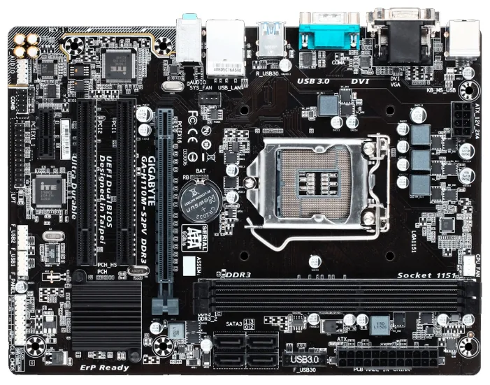 Материнская плата Gigabyte GA-H110M-S2PV