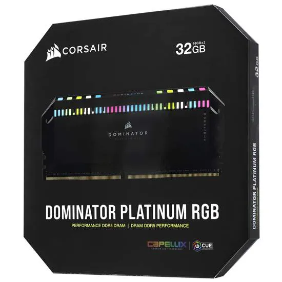 Оперативная память 32 GB kit Corsair Dominator Platinum RGB CMT32GX4M2C3200C16