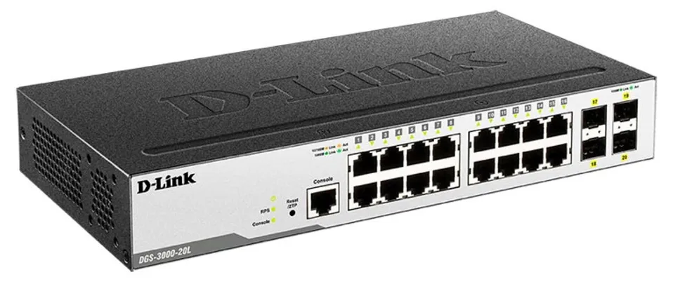 Коммутатор D-Link DGS-3000-20L/B1A