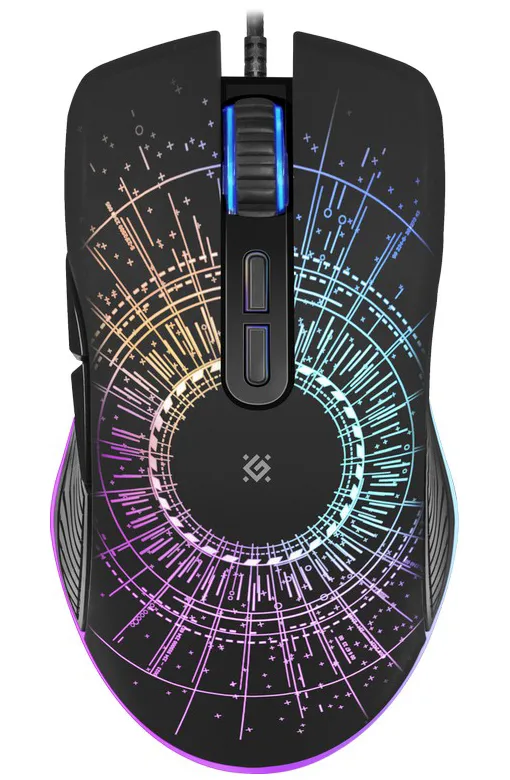 Мышь игровая Defender Sirius GM-660L RGB черный