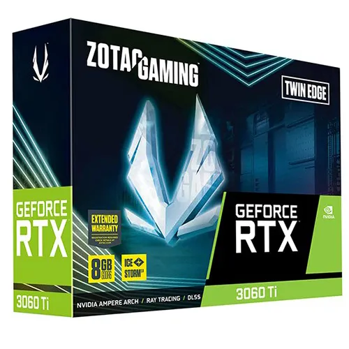 Видеокарта 8 GB Zotac RTX 3060 Ti Twin Edge LHR ZT-A30610E-10MLHR