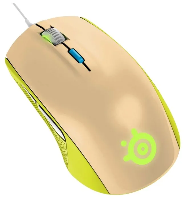 Компьютерная мышь игровая SteelSeries Rival 100 Gaia Green