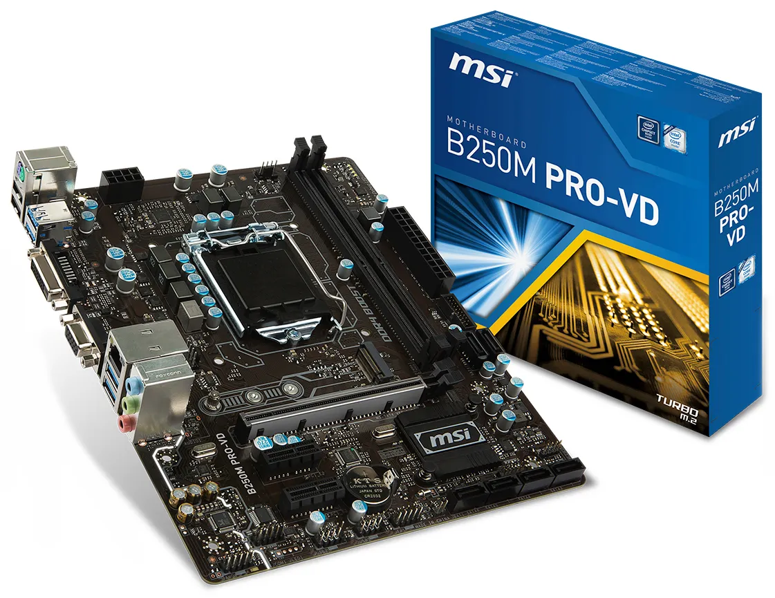 Материнская плата MSI B250M PRO-VD