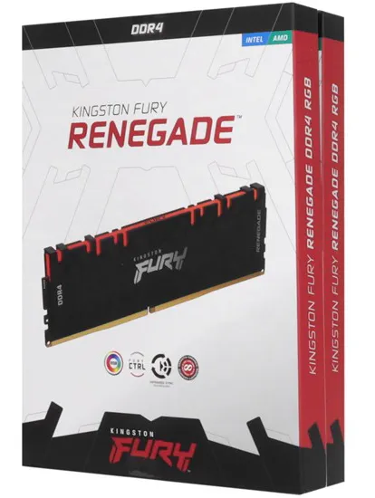 Оперативная память 128 GB kit Kingston Fury Renegade RGB KF432C16RBAK4/128