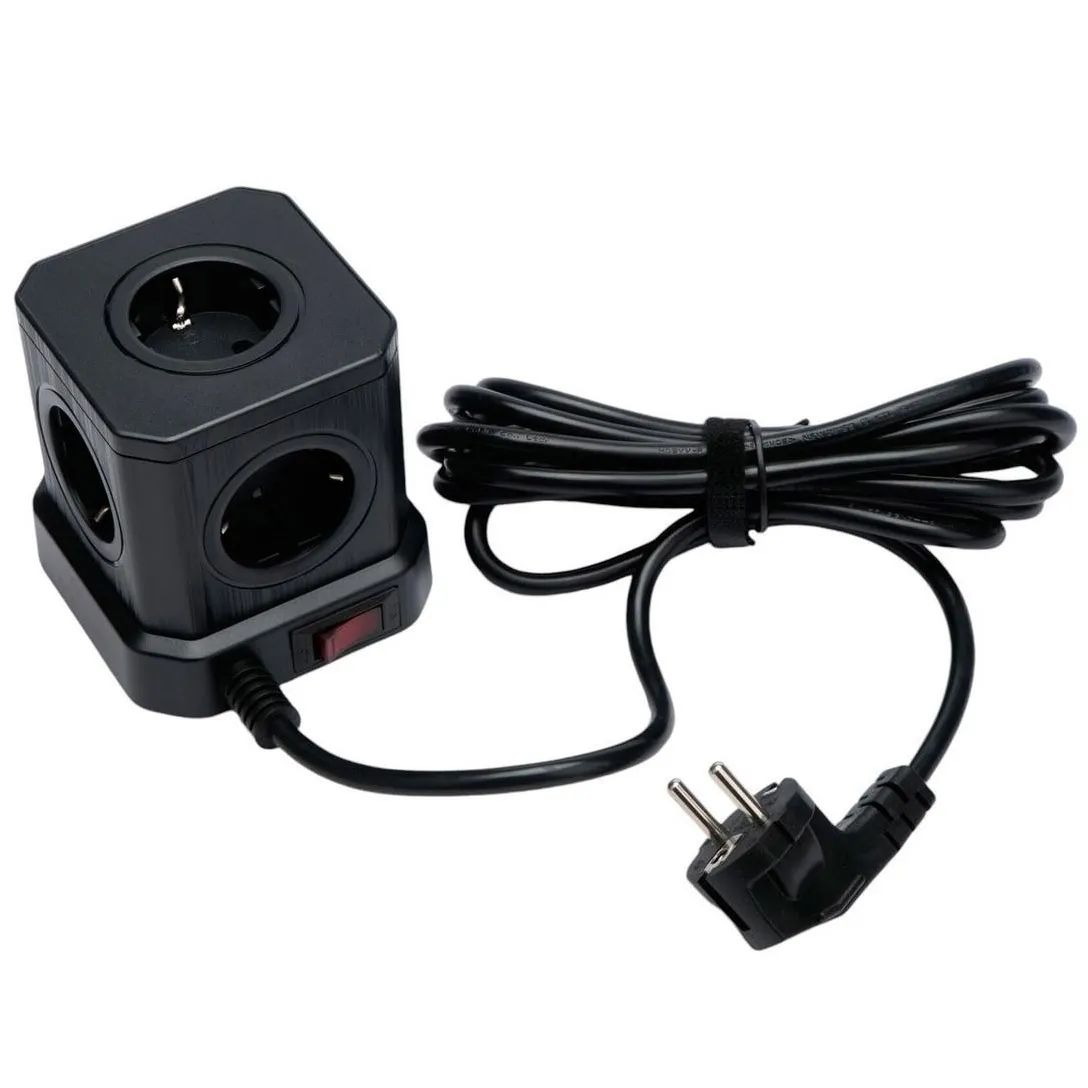 Сетевой фильтр Cablexpert Tower TWR-5-U4-B-3