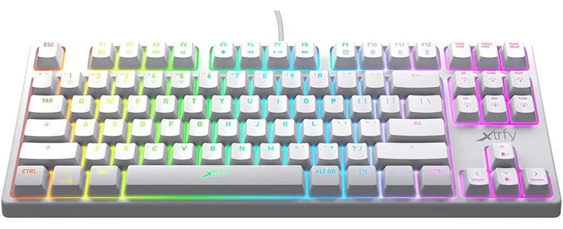 Клавиатура Xtrfy K4 TKL RGB Kailh Red White XG-K4-RGB-TKL-WH-R-RUS