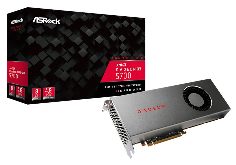 Видеокарта 8Gb ASRock Radeon RX 5700