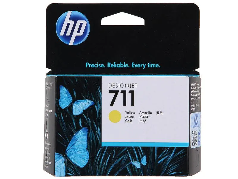 Картридж HP CZ132A Yellow №711