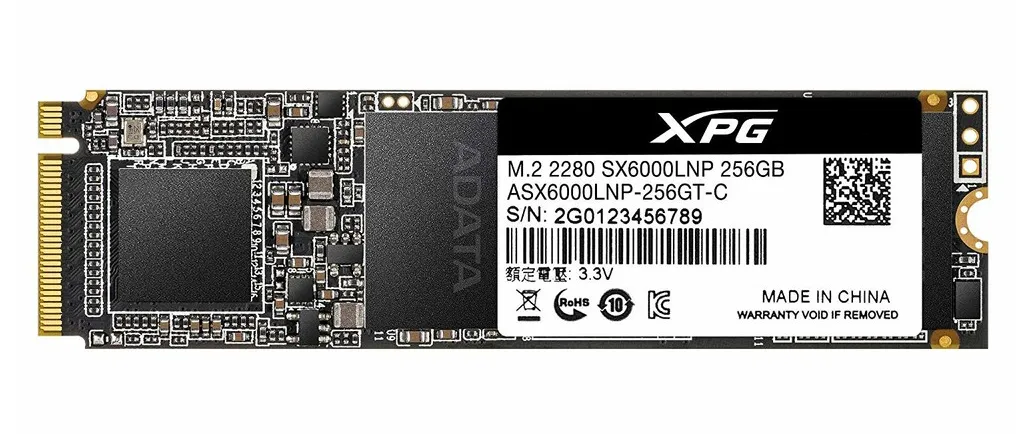 SSD накопитель 256GB ADATA XPG ASX6000LNP-256GT-C