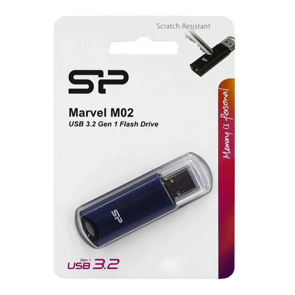 USB flash 128GB Silicon Power Marvel M02 SP128GBUF3M02V1B blue