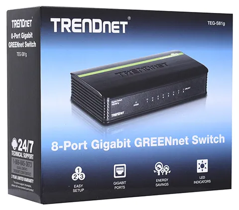Коммутатор TRENDnet TEG-S81g
