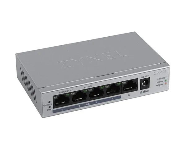 Коммутатор Zyxel GS1005HP-EU0101F
