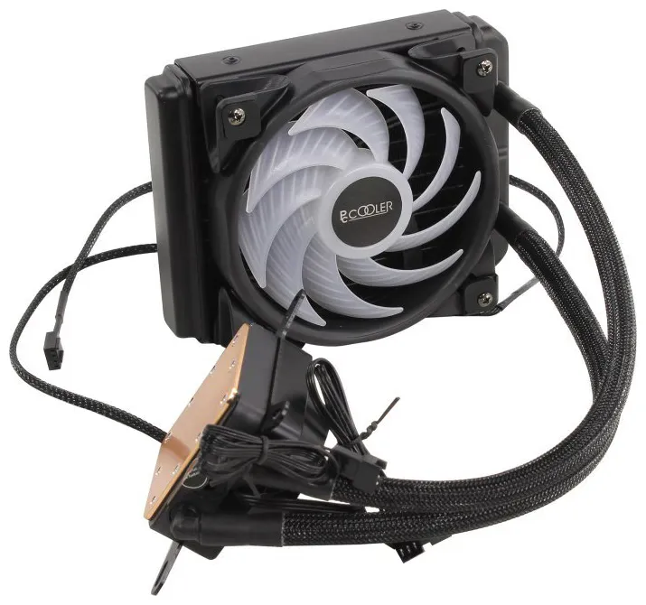 Водяное охлаждение PCCooler AH120P HALO FRGB