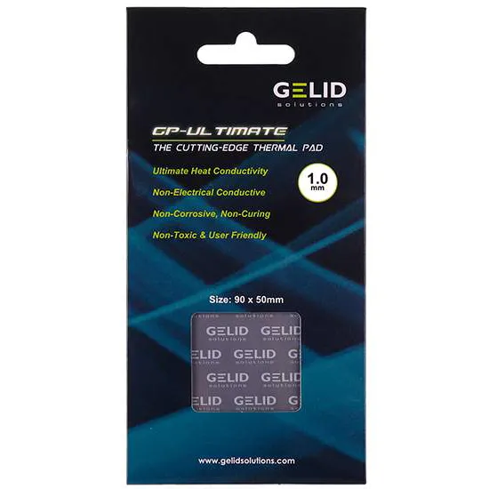 Термопрокладка Gelid GP-Ultimate 90x50x1mm 3.2g/cm3