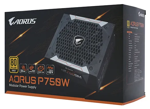 Блок питания Gigabyte Aorus P750W GP-AP750GM