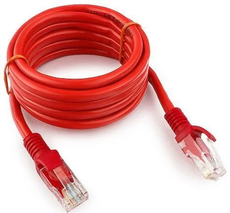 Патч корд UTP 5e-Cat 2 m Cablexpert PP12-2M/R красный
