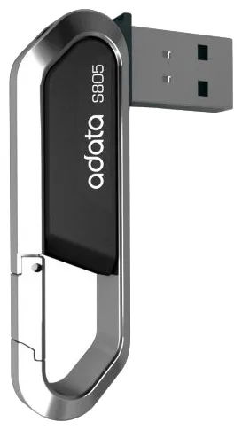 USB Флеш ADATA S805 8GB  AS805-8G-RRD Titanium