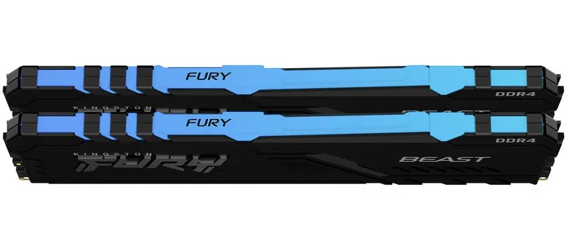 Оперативная память 16 GB kit Kingston Fury Beast KF430C15BBAK2/16