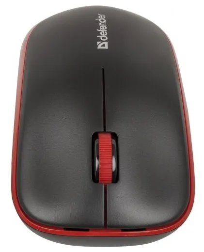 Компьютерная мышь беспроводная Defender Hashiru MS-135 Black + Red