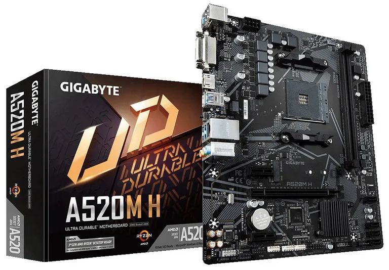 Материнская плата Gigabyte A520M H