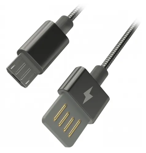 Кабель USB Type A-micro USB Ritmix RCC-416 Metal Grey