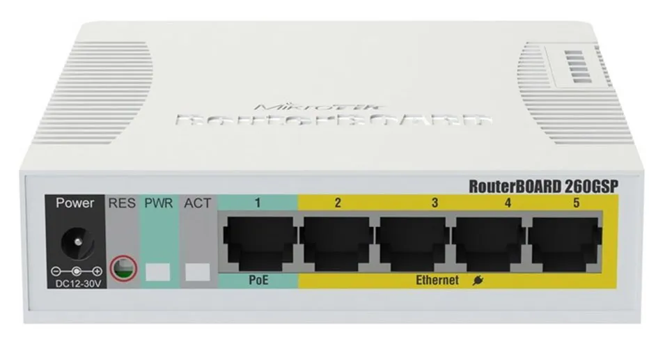 Коммутатор MikroTik RB260GSP CSS106-1G-4P-1S