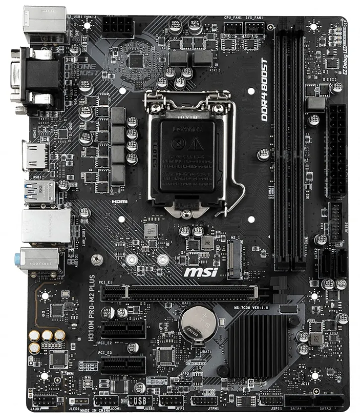 Материнская плата MSI H310M PRO-M2 PLUS