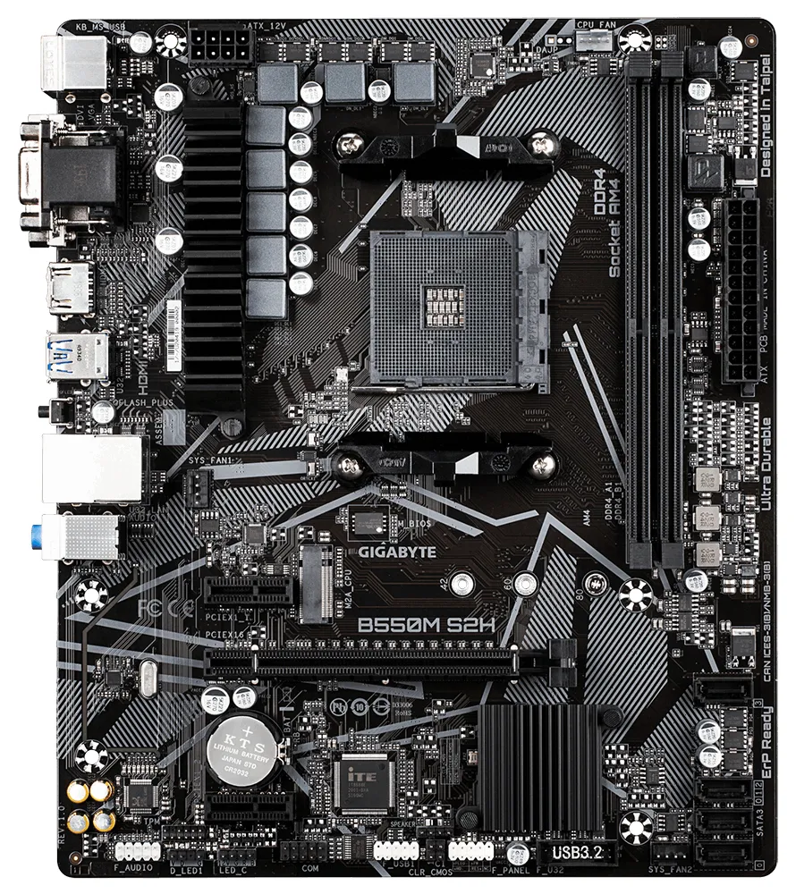 Материнская плата GIGABYTE B550M S2H