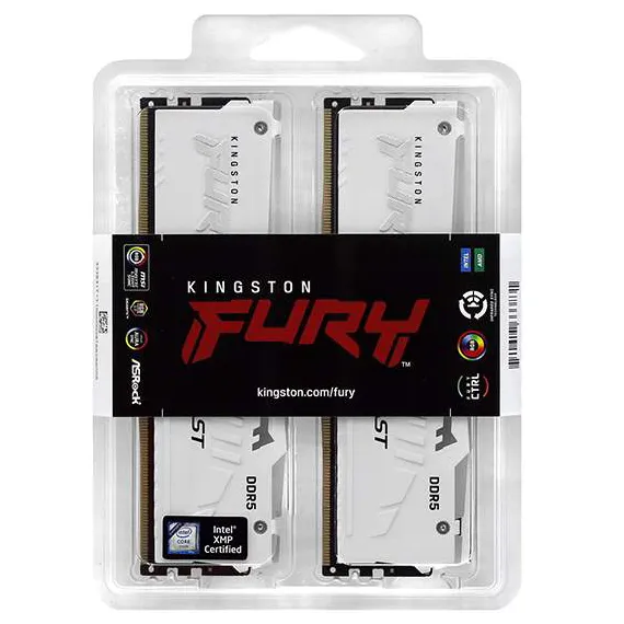 Оперативная память 64 GB kit Kingston Fury Beast RGB KF564C32BWAK2-64