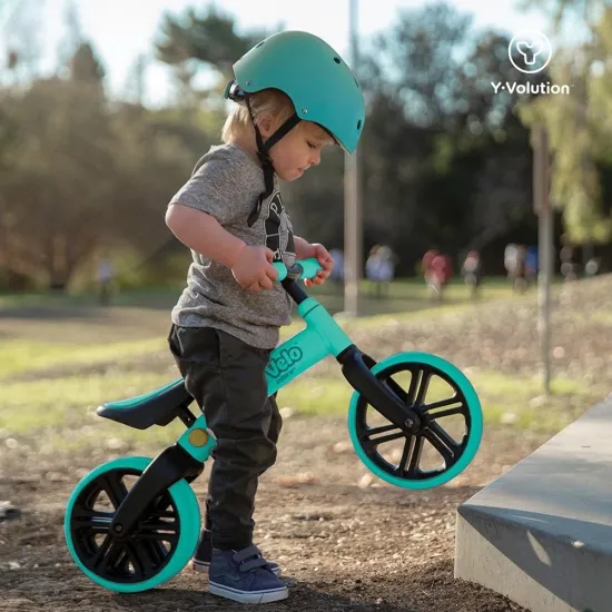 Беговел YVolution YVelo JUNIOR Balance Bike 2018 Refresh green 4L/13L CL 2PK