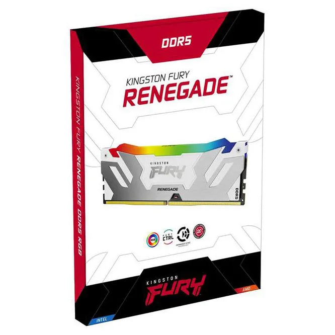 Оперативная память 32GB Kit Kingston FURY Renegade RGB White XMP KF560C32RWAK2-32