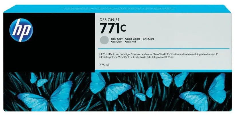 Картридж HP B6Y14A Light Gray №771C
