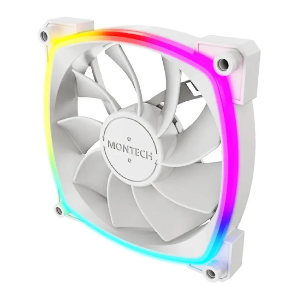 Вентилятор для корпуса Montech RX120 PWM (W) Белый