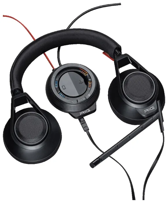 Наушники-гарнитура Plantronics RIG SURROUND Чёрный