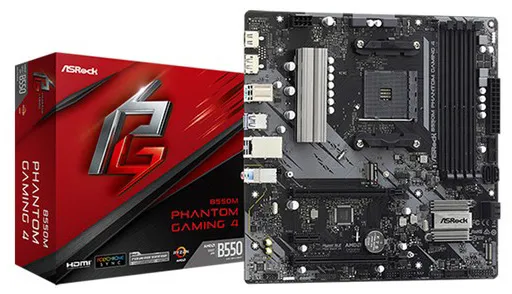 Материнская плата ASRock B550M PHANTOM GAMING 4