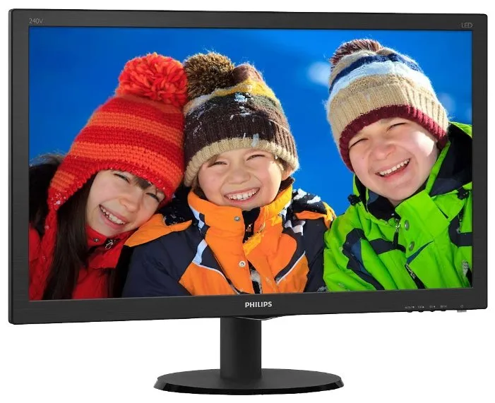 Монитор 23.8" PHILIPS 240V5QDSB/01
