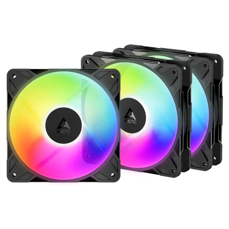 Вентилятор для корпуса ARCTIC P12 Pro Reverse ARGB 3 Pack Black ACFAN00333A