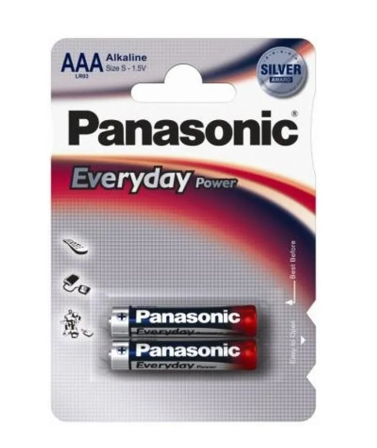 Батарейки Panasonic Every Day Power LR03EPS/2BP