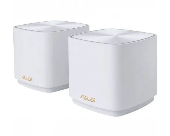 Комплект роутеров ASUS ZenWiFi AX Mini XD4 (W-2-PK) 90IG05N0-MO3R40