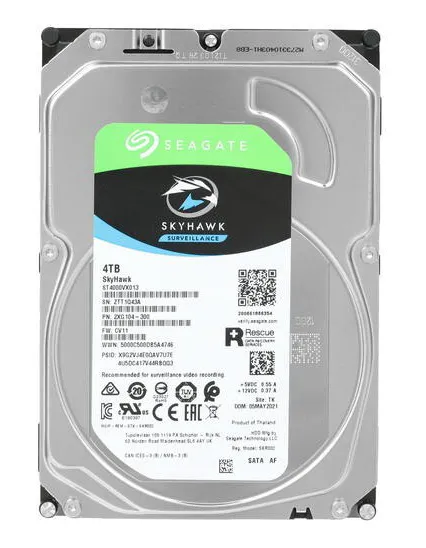 Жесткий диск 4Tb Seagate SkyHawk Surveillance ST4000VX013