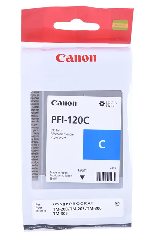 Картридж Canon PFI-120 Cyan Струйный голубой 130 мл