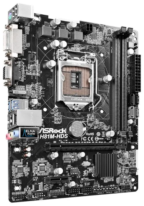 Материнская плата ASRock H81M-HDS