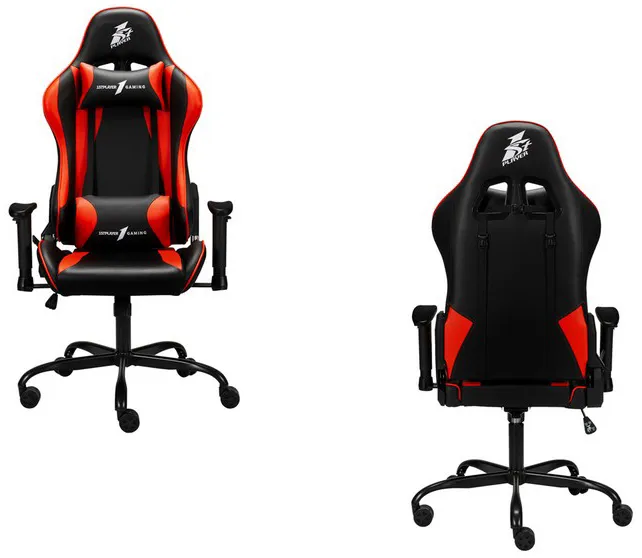 Игровое компьютерное кресло 1st Player S01 Red/Black