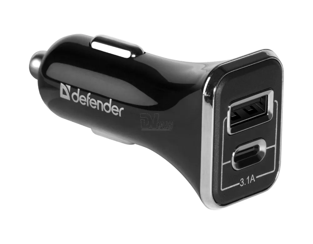 Автомобильный адаптер Defender UCC-33 USB+Type-C