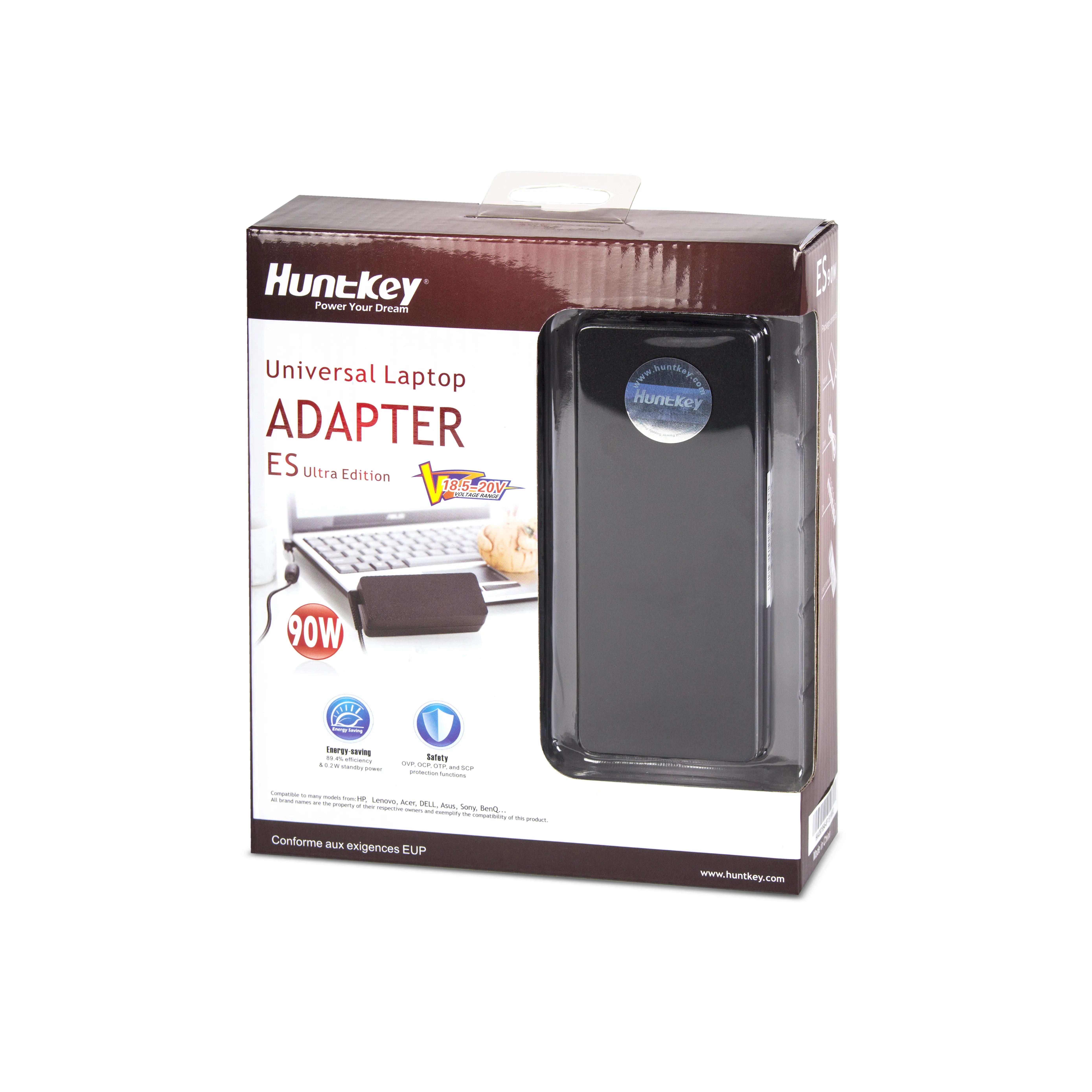 Блок питания Huntkey 90W Ultra HKA09019546-8P
