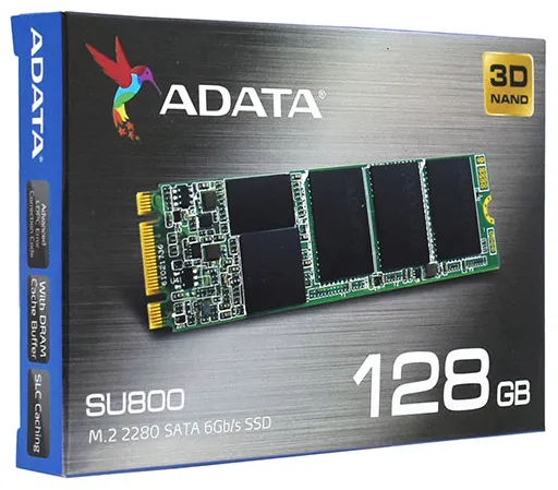 SSD накопитель 128 GB  ADATA SU800 ASU800NS38-128GT-C M.2