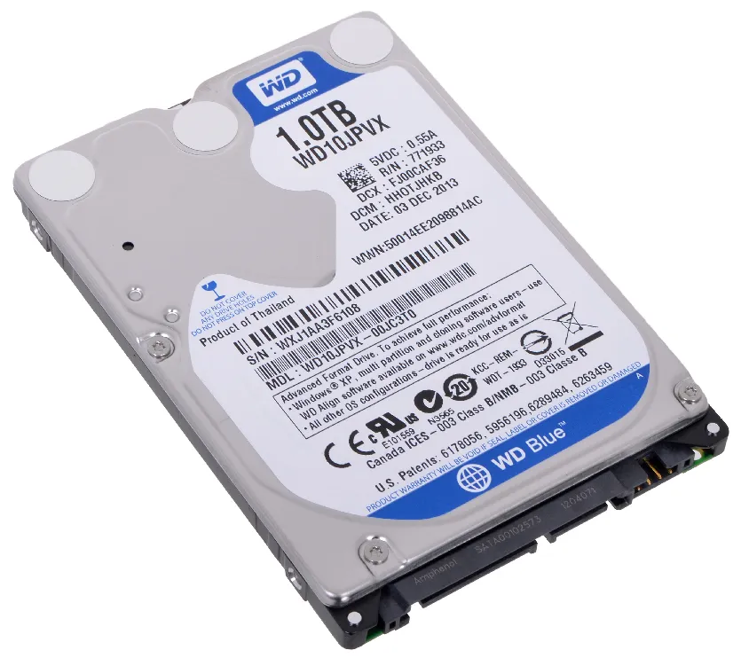 Жесткий диск 1 TB Western Digital Blue WD10JPVX