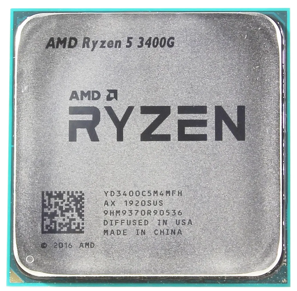 Процессор AMD Ryzen 5 3400G YD3400C5FHBOX