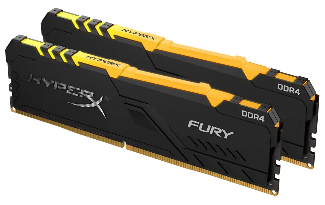 Оперативная память 16 GB kit Kingston HyperX Fury RGB HX434C16FB3AK2/16